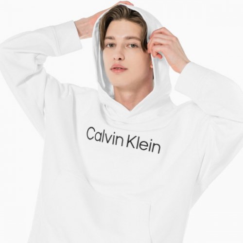 캘빈클라인 진(CALVIN KLEIN JEANS) 남 화이트 릴렉스핏 로고 후디 40HM231 540 - 사이즈 & 후기 | 무신사
