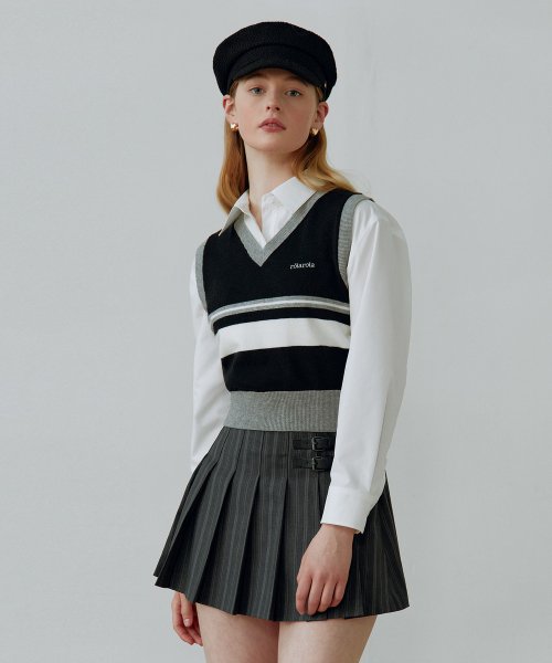 PREPPY Трикотаж Жилет Черный