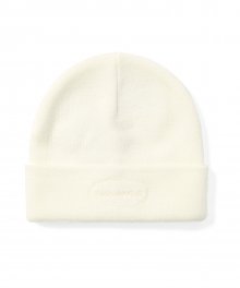 E/T-Logo Beanie Off White