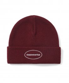 E/T-Logo Beanie Burgundy