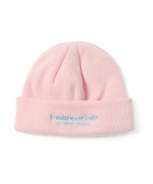 T-Logo Short Beanie Pink