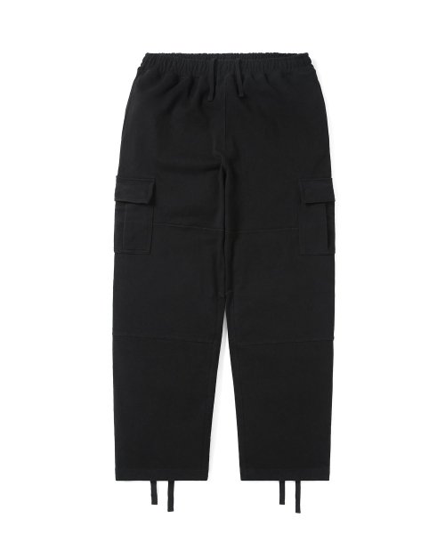 MUSINSA | thisisneverthat® Paneled Cargo Sweatpant Black