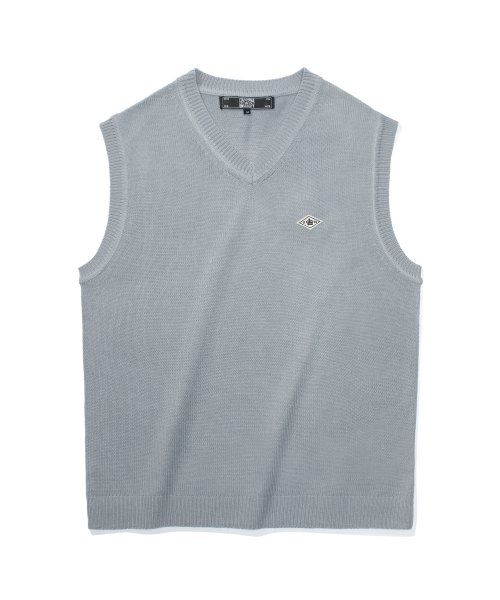 Жилет-свитер 1754 CROWN V NECK VEST SWEATER Grey