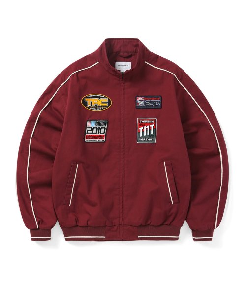 디스이즈네버댓(THISISNEVERTHAT) TRC Racing Jacket Red - 사이즈