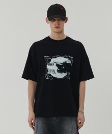 COMPACT DISC HALF T BLACK