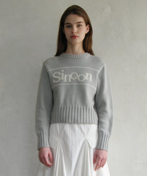 sinoon シヌーン PULLOVER KNIT (IVORY)