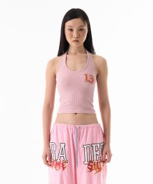 Spade Halter Top Pink