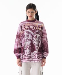 Chicano Love Mesh Long Sleeve Pink