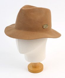 Edgecut Beige Wool Fedora 울페도라