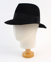 Edgecut Black Line Wool Fedora 울페도라