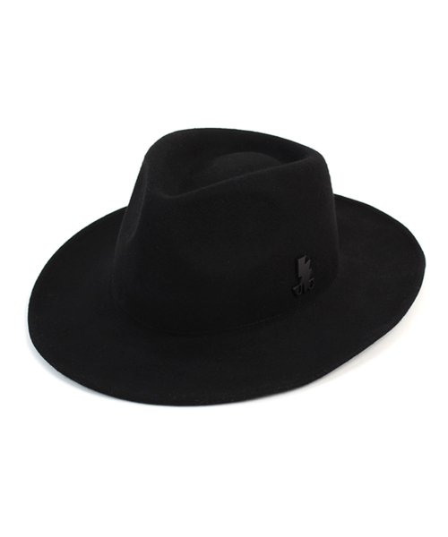 유니버셜 케미스트리 V Wire Black Wool Fedora 울페도라