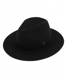 Basic Black Wool Fedora 울페도라