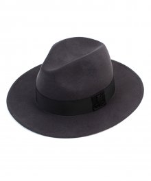 Basic Line Gray Wool Fedora 울페도라