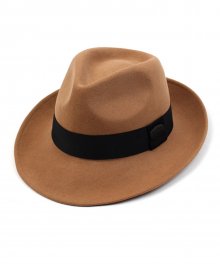 BU Beige Wool Fedora Big Size 빅사이즈페도라