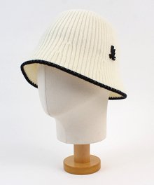 Edgeline Ivory Knit Bucket Hat 니트버킷햇