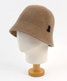 Simple Brown Knit Bucket Hat 니트버킷햇