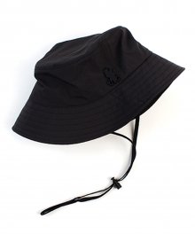 String Black Poly Bucket Hat 폴리버킷햇