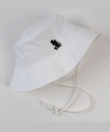 String White Poly Bucket Hat 폴리버킷햇