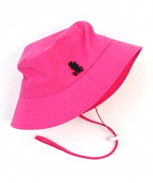 String Pink Poly Bucket Hat 폴리버킷햇