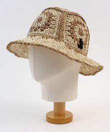 Sunflower Texture Wire Ivory Bucket Hat 버킷햇