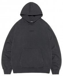 DYED BASIC HOODIE [CHARCOAL]