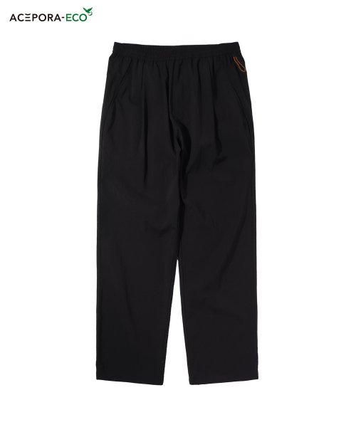 Длинные брюки из нейлона-жатки Black