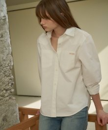 SITP5086 Western white shirt_White