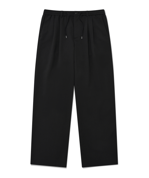 Свободные брюки на резинке, Black