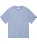 커버낫(COVERNAT) 웨일 로고 티셔츠 스카이 블루