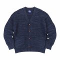 NATIVE PATTERN CARDIGAN STONE WASHED INDIGO_FP1KT31U