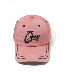 Drawing Simple Logo Stitch Cap Pink