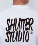 셔터(SHUTTER) GLORY ST. 반팔 티셔츠 (SRTS206) 화이트_블랙