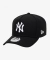 MLB 베이직 뉴욕 양키스 K프레임 볼캡 화이트 온 블랙