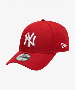 뉴에라(NEW ERA) MLB 베이직 뉴욕 양키스 볼캡 레드