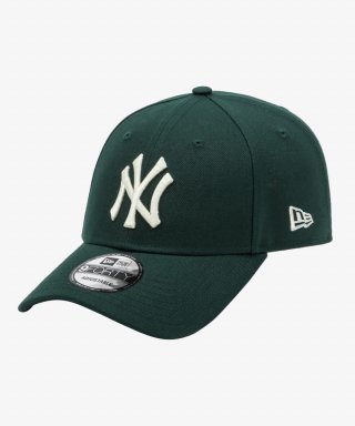 뉴에라(NEW ERA) MLB 베이직 뉴욕 양키스 볼캡 다크 그린