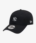 뉴에라(NEW ERA) MLB 워시드 뉴욕 양키스 언스트럭쳐 볼캡 블랙
