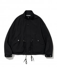 fishtail jacket black
