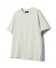 에센셜 반팔 티셔츠 크림 IETS3E501CR