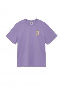 베이직 스몰로고 반팔 티셔츠 BOS (Lavender)