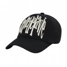 UNBALANCE BIG LOGO BALL CAP BLACK