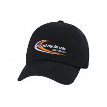 RACING LOGO BALL CAP BLACK