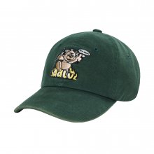 FIRE BEAR WASHING BALL CAP DEEP GREEN