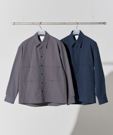 Fold Easy Button Nylon Shirts [4 Colors]
