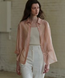 Leeway silk shirt (Pink)