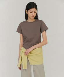 Silket cotton t-shirts (Mocha)