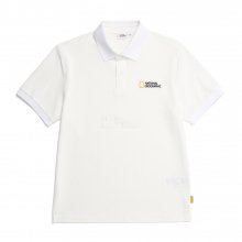 N232MPL920 카리디 피케 반팔 티셔츠 WHITE