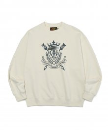 Heritage Emblem Logo Sweatshirts Ivory