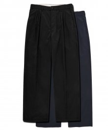 4-tuck line pants  (black)