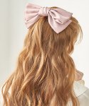 조에나(ZOENA) ribbon hair pin - indie pink