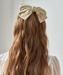 조에나(ZOENA) ribbon hair pin - check bono